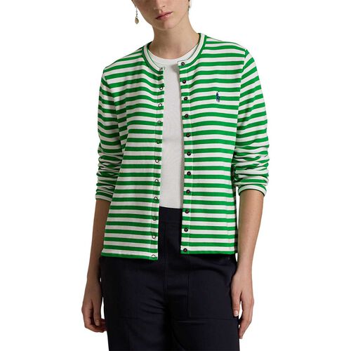 Polo Ralph Lauren Striped French Terry Cardigan